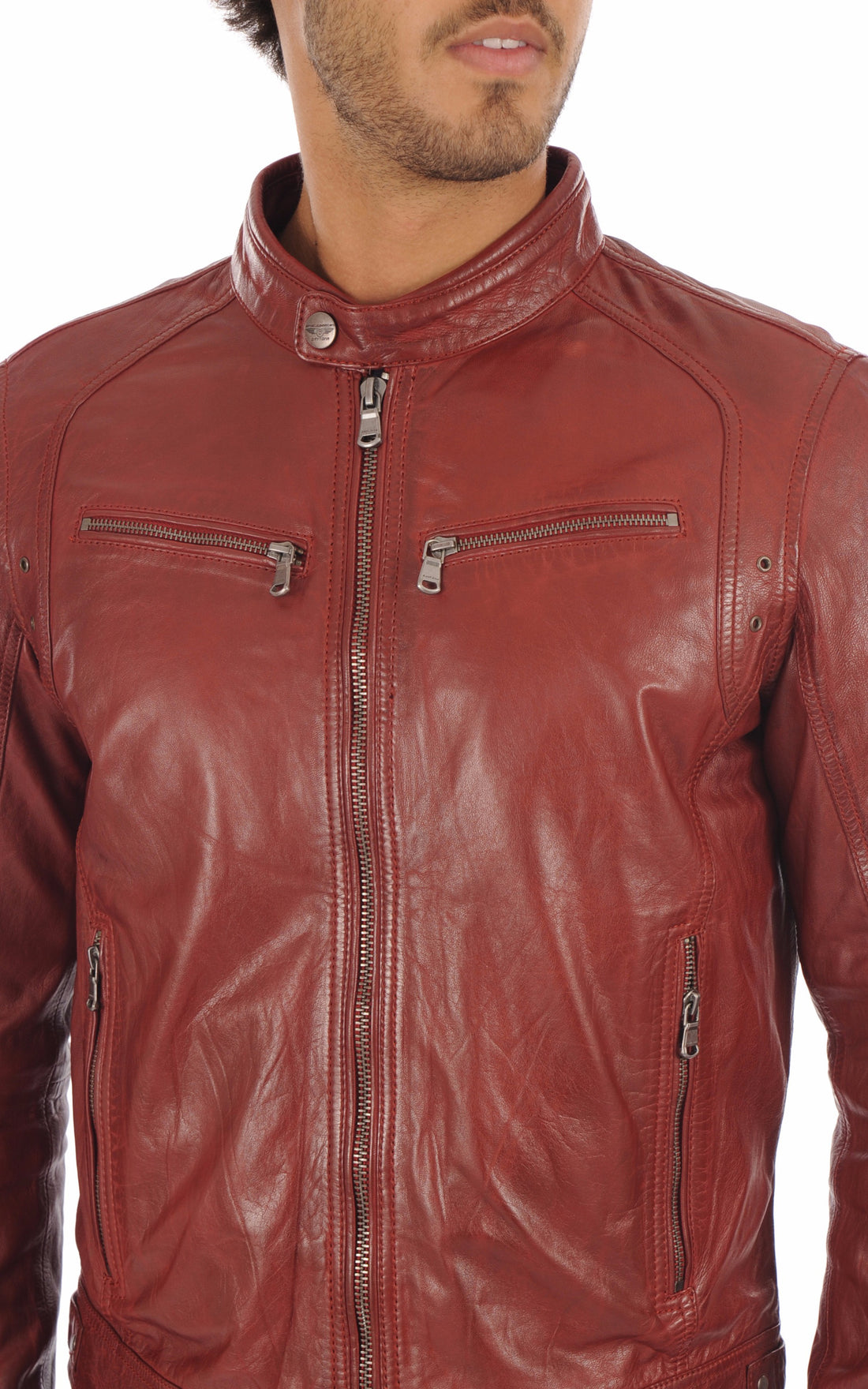 A &quot;DUSTIN 100233&quot; Rouge Daytona 73 Blouson Homme opened photo