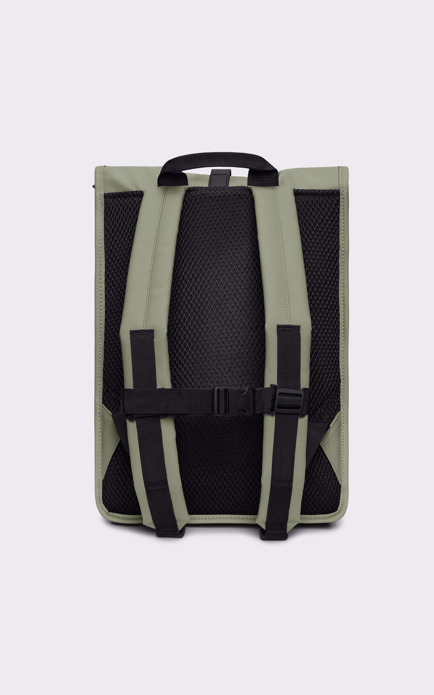 A &quot;13320 ROLLTOP RUCKSACK&quot; Vert Rains Sac Mixte back photo 4