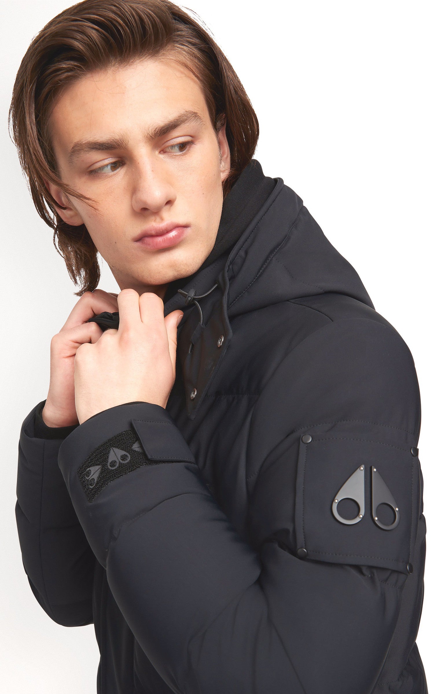 A &quot;VALLEYFIELD 2 M32MJ152&quot; Noir Moose Knuckles 3/4 Doudoune Homme interior photo 4