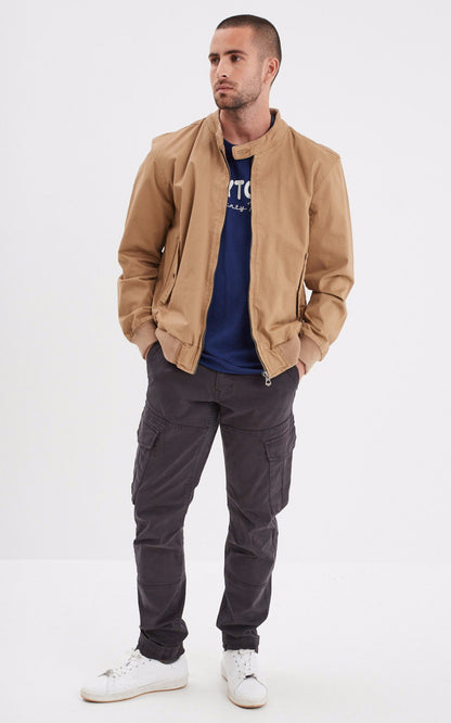 A &quot;LENNOX 103472&quot; Beige Daytona 73 Blouson Homme closed photo