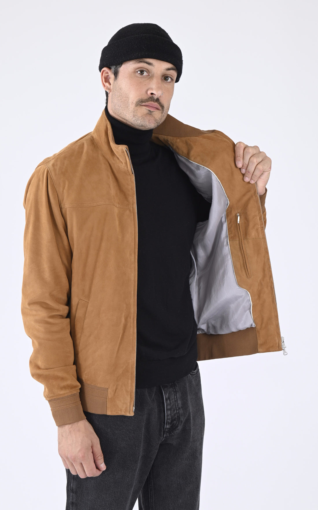 A &quot;JOEL 64750&quot; Noisette Oakwood Blouson Homme opened photo
