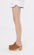 A "EGLANTINE SANS CLOUS" Camel Hoof sabots Femme opened photo