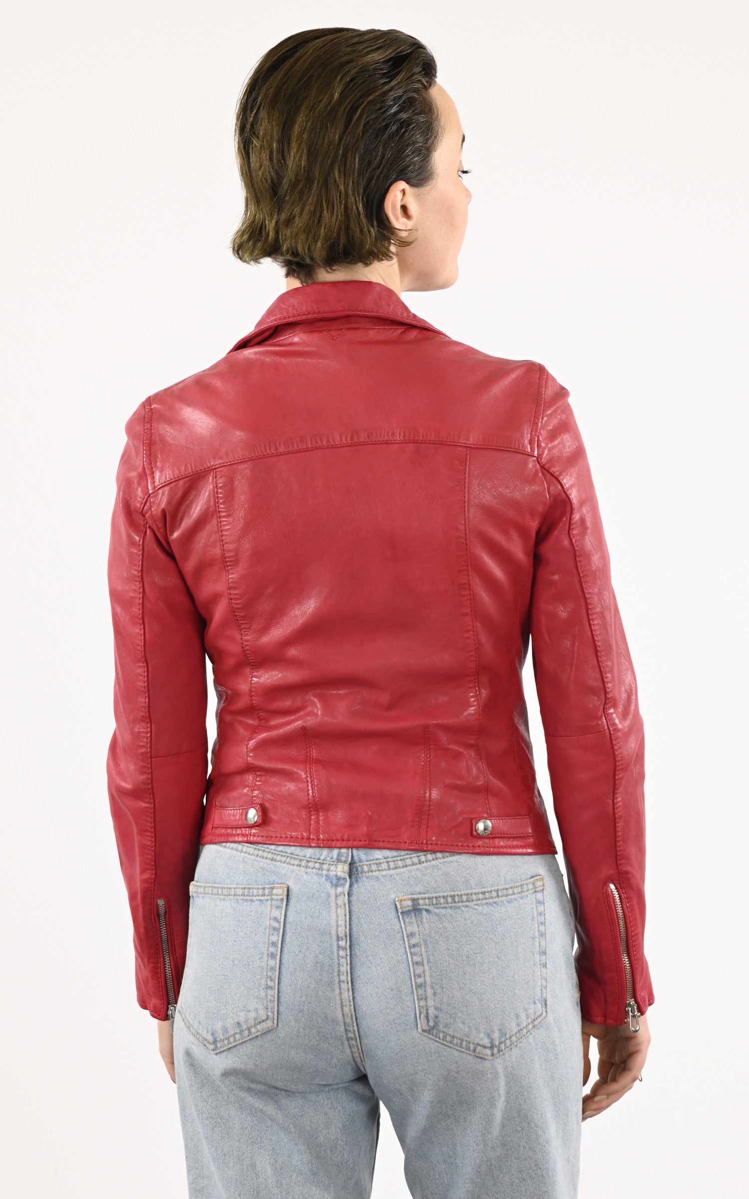 A &quot;OLYMPE 101964&quot; Rose Rose Garden Blouson Femme back photo 4