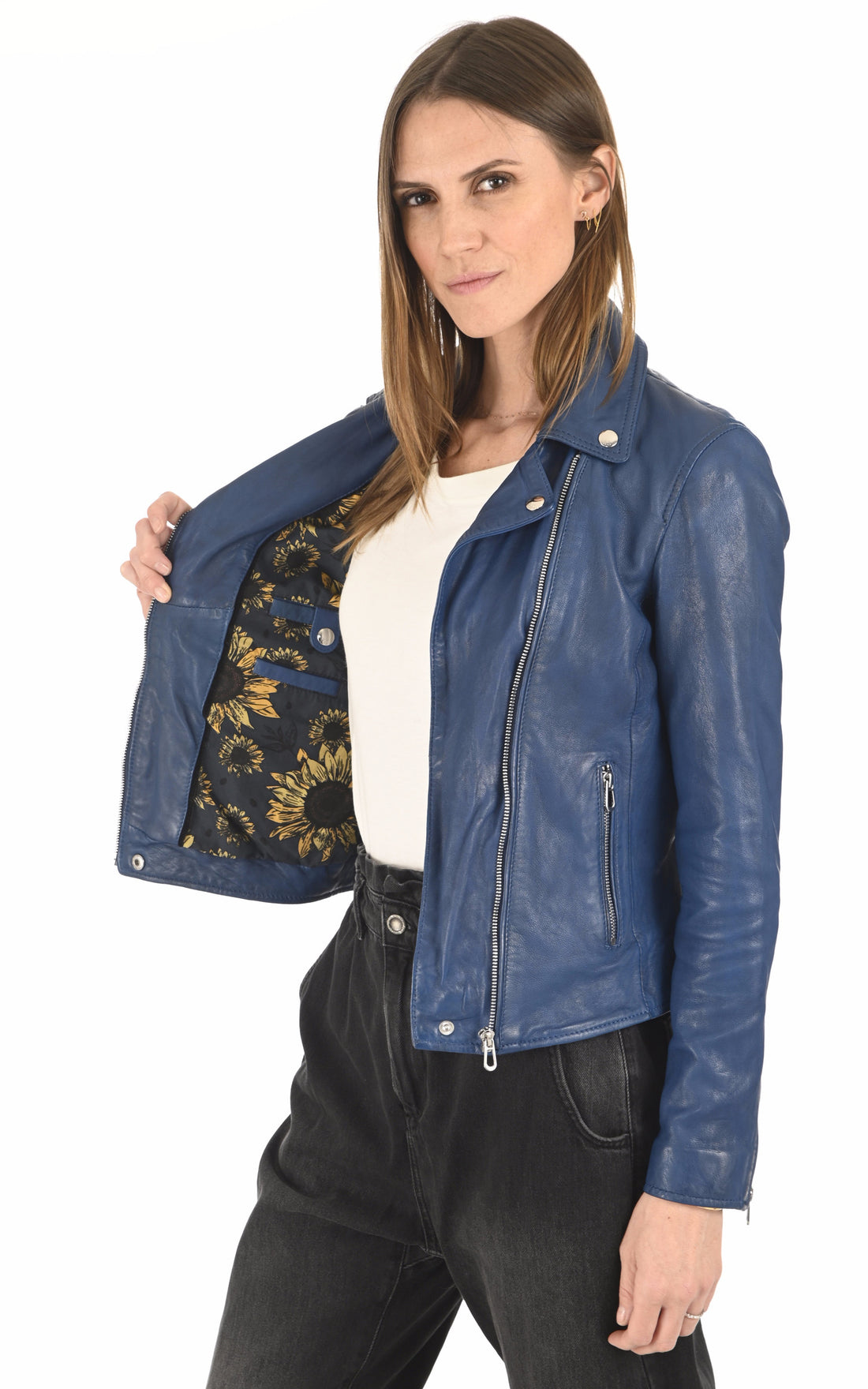 A &quot;OLYMPE 101964&quot; Bleu Rose Garden Blouson Femme opened photo