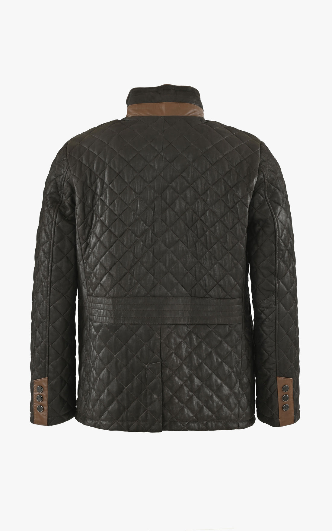 A &quot;E09&quot; Marron Foncé La Canadienne Veste Homme opened photo