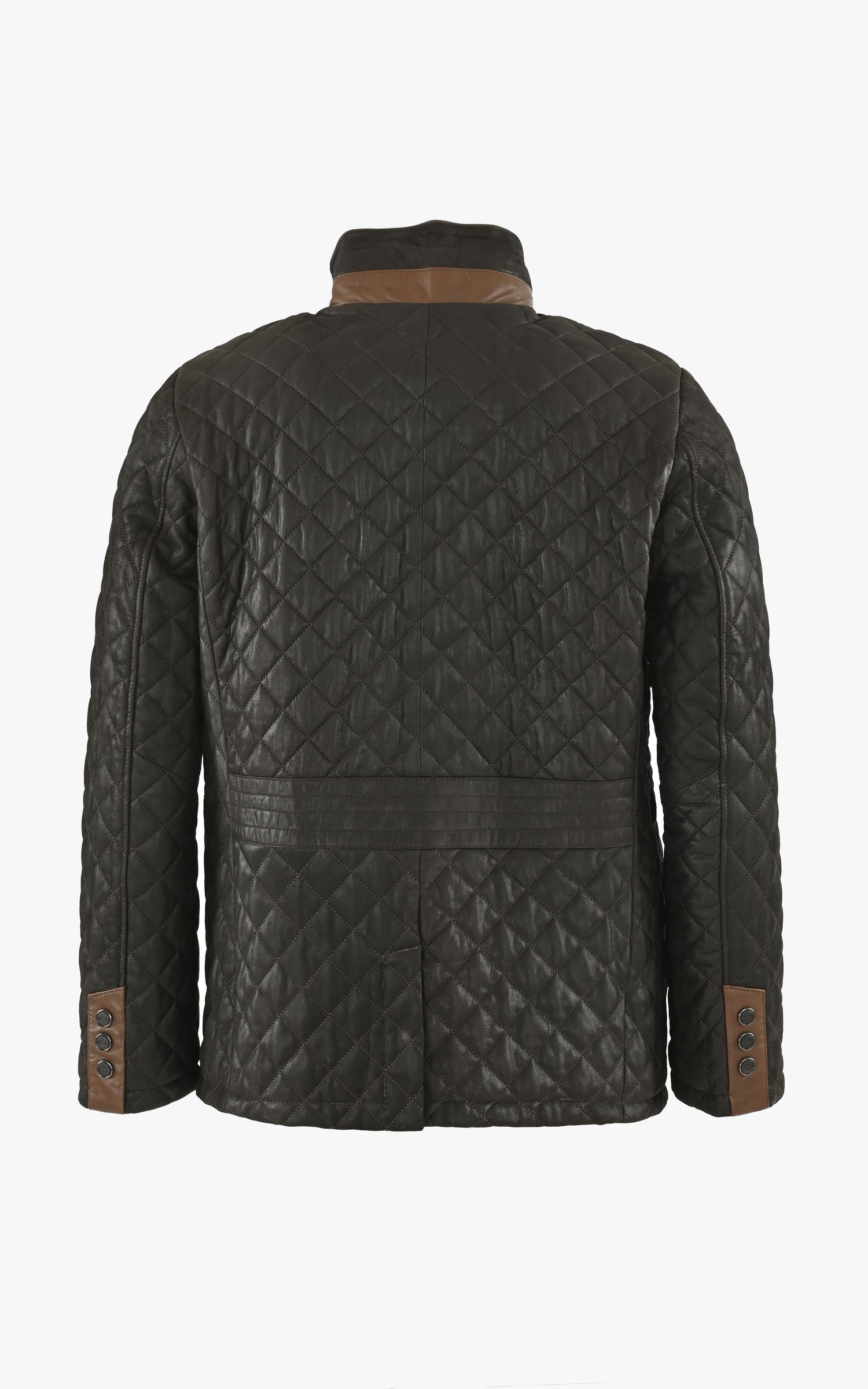 A &quot;E09&quot; Marron Foncé La Canadienne Veste Homme interior photo 3