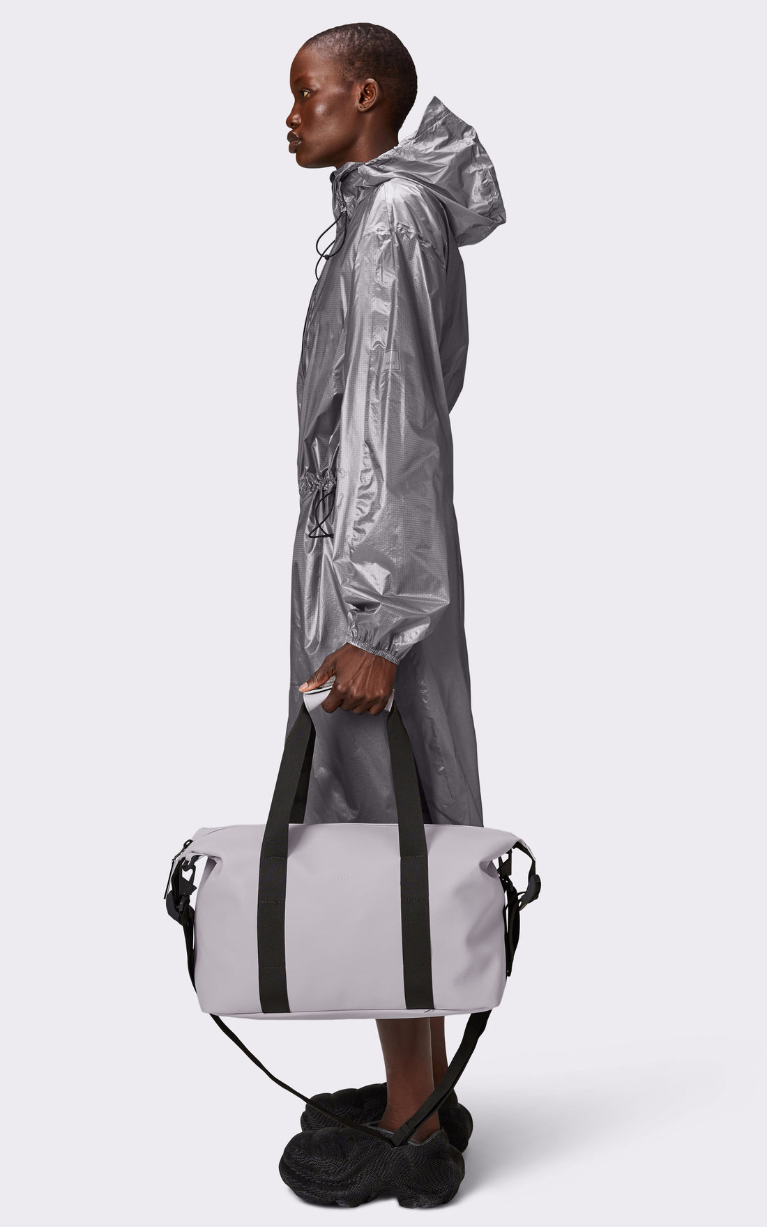 A &quot;14220 WEEK-END BAG SMALL&quot; Gris Rains Sac Mixte interior photo