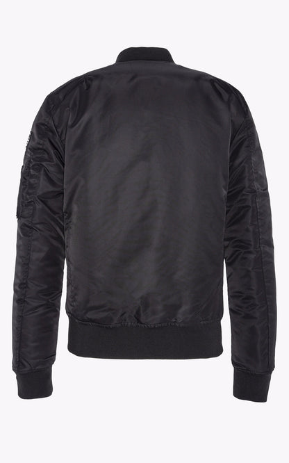 A &quot;AIRFORCEWRS&quot; Noir Schott Blouson Femme closed photo