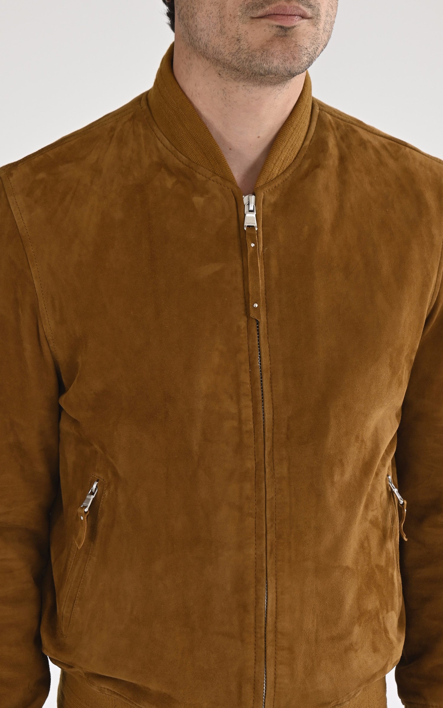 A &quot;WINDON 102570&quot; Cognac Daytona 73 Blouson Homme details photo 5