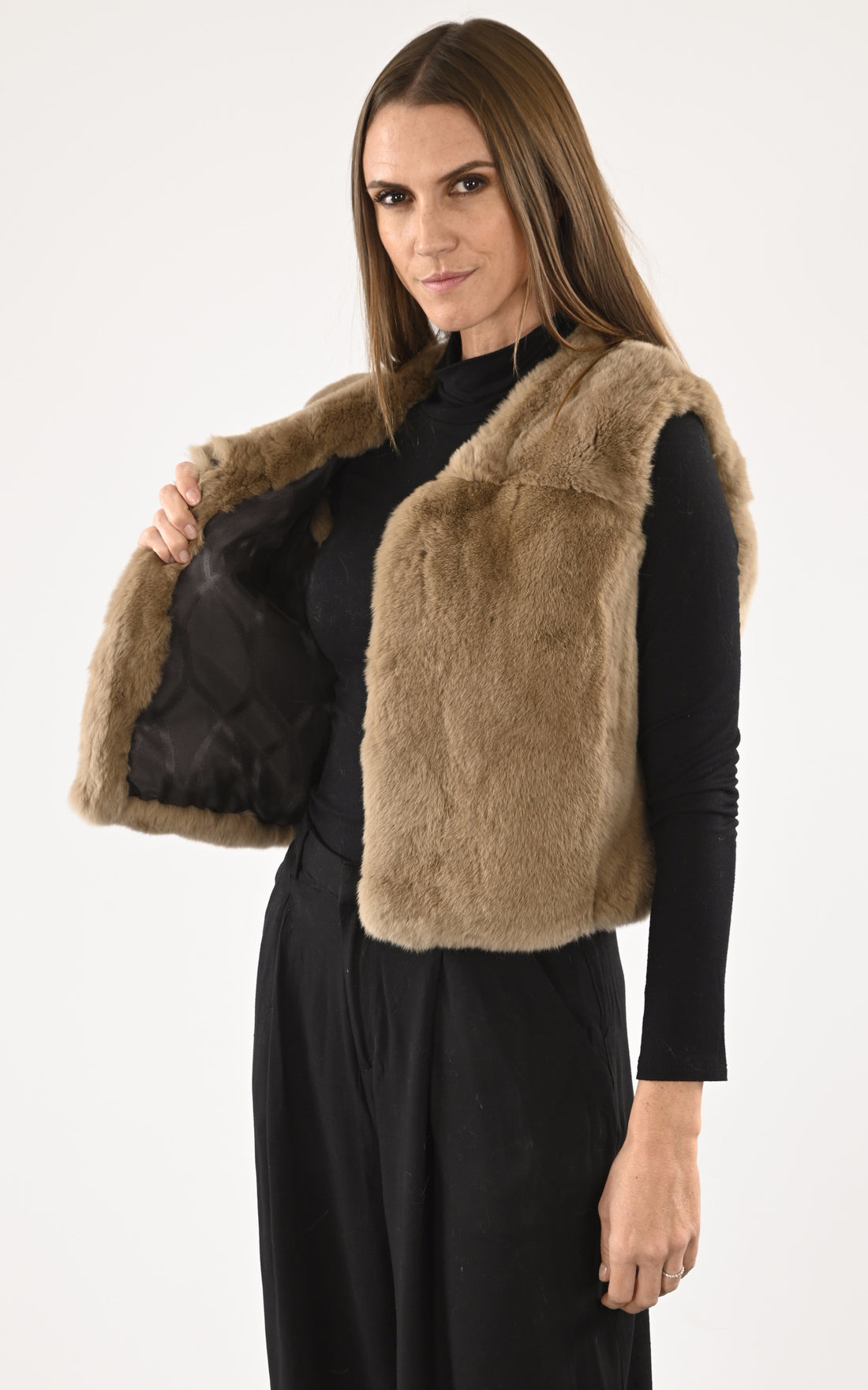 A &quot;CELIE&quot; Café La Canadienne Gilet Femme closed photo