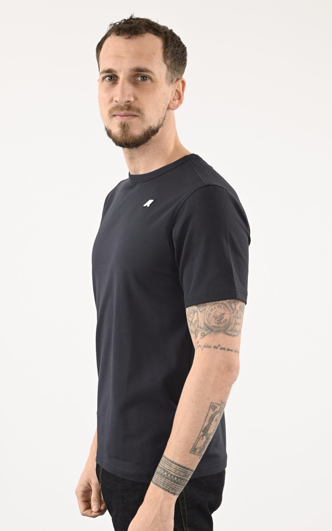 A &quot;ADAME K71349W&quot; Bleu K-Way T-shirt Homme opened photo