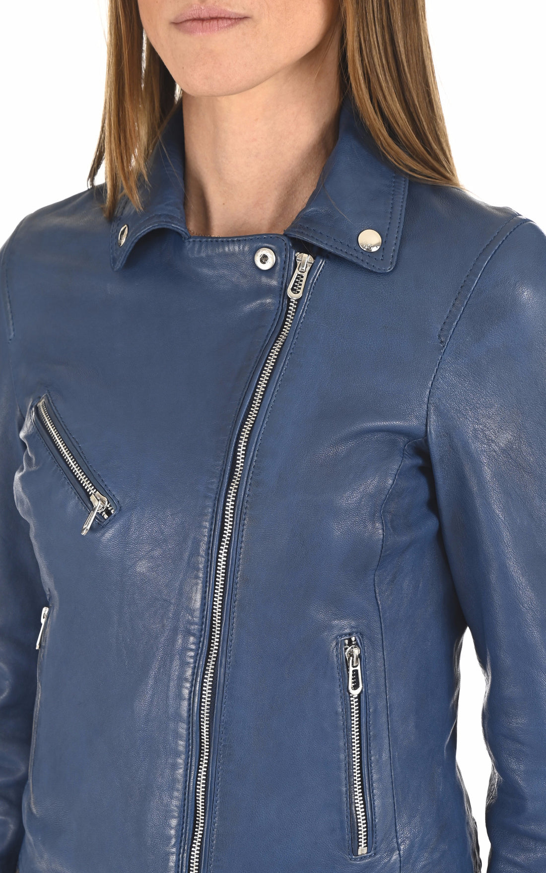 A &quot;OLYMPE 101964&quot; Bleu Rose Garden Blouson Femme opened photo