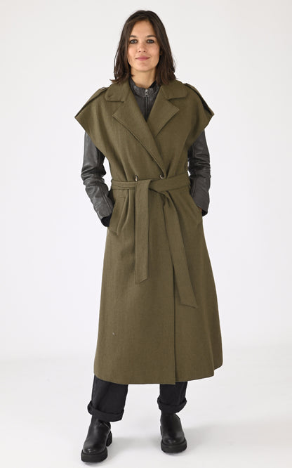 A &quot;DONIA 64818&quot; Vert Oakwood Manteau Femme closed photo