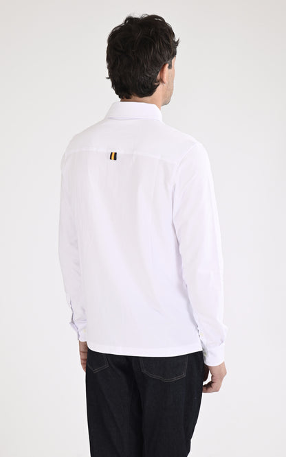 A &quot;TIBERE LIGHT K6141BW&quot; Blanc K-Way Polo Homme back photo