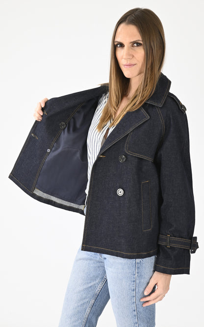 A &quot;LOUANE 64858&quot; Bleu Oakwood Veste Femme interior photo