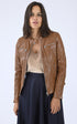 A "JOLYA 102581" Cognac Rose Garden Blouson Femme opened photo