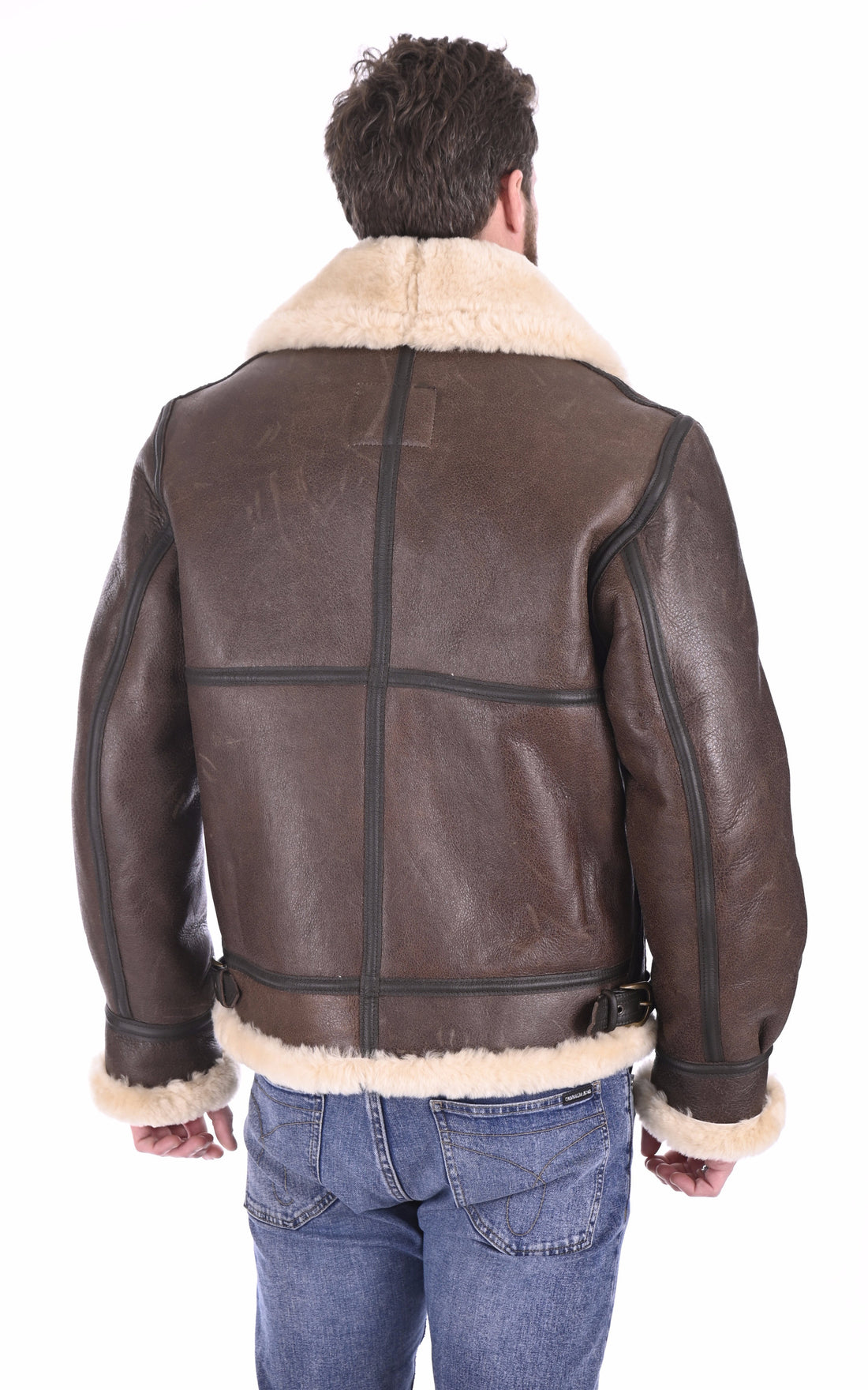 A &quot;257S&quot; Marron Schott Blouson Homme closed photo