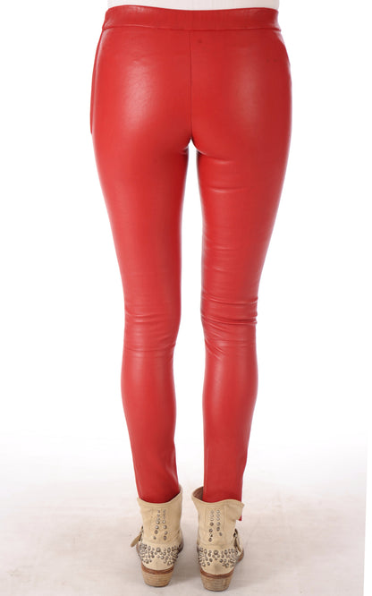 A &quot;LEGGINS FF&quot; Rouge La Canadienne Pantalon Femme back photo