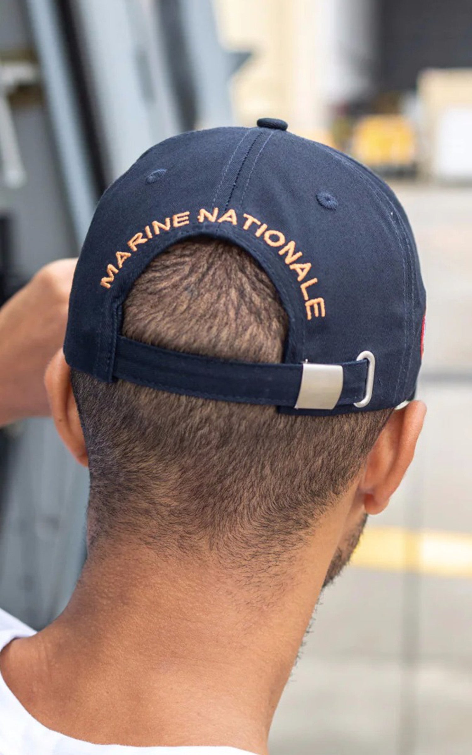 A &quot;PILATUS MN 103949&quot; Bleu Marine Nationale Casquette Mixte back photo 3