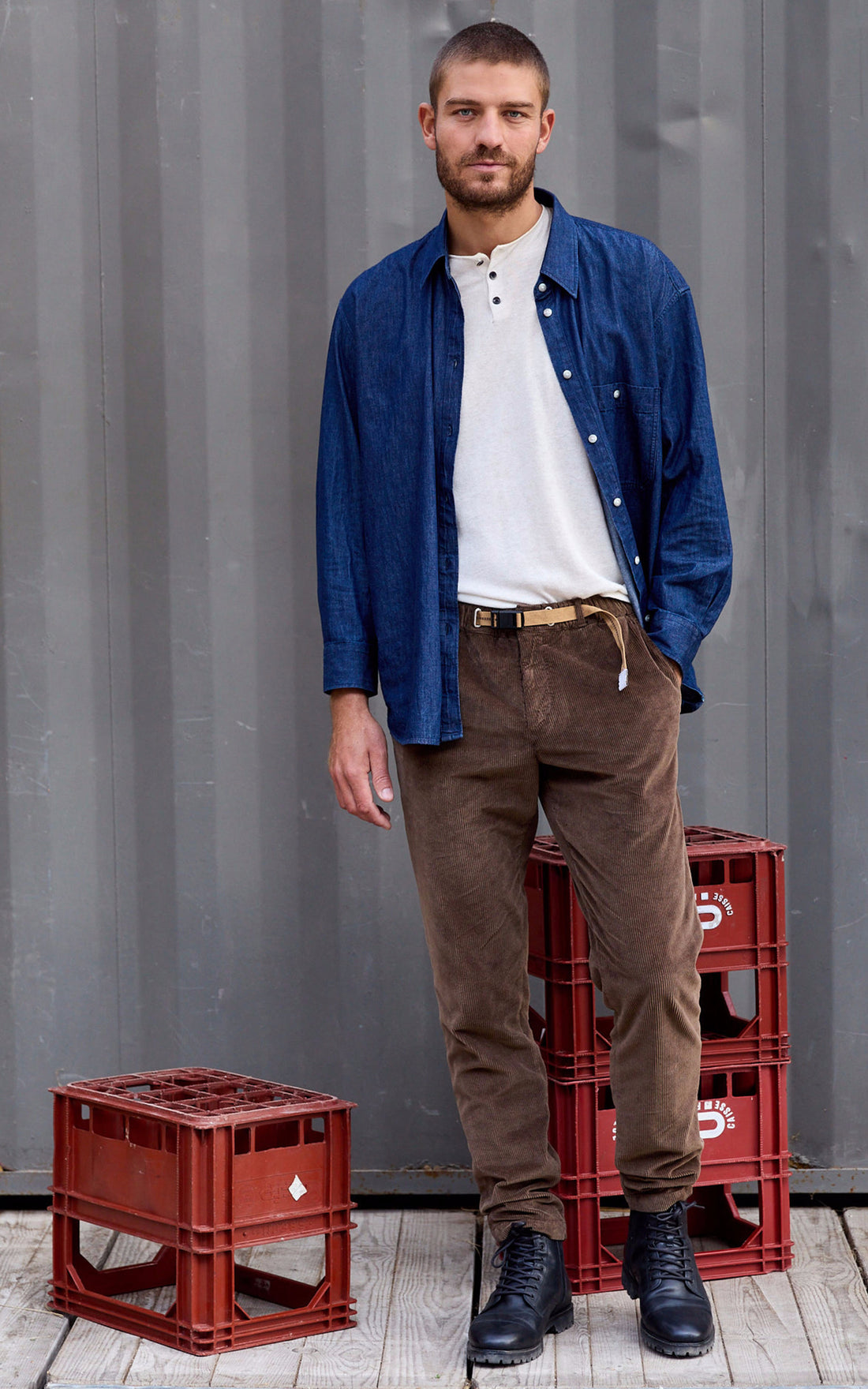 A &quot;24WSU62 181&quot; Marron Whitesand Pantalon Homme opened photo