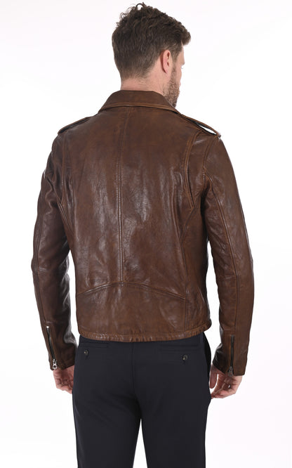 A &quot;GOLBERG 101485&quot; Cognac Daytona 73 Perfecto Homme back photo