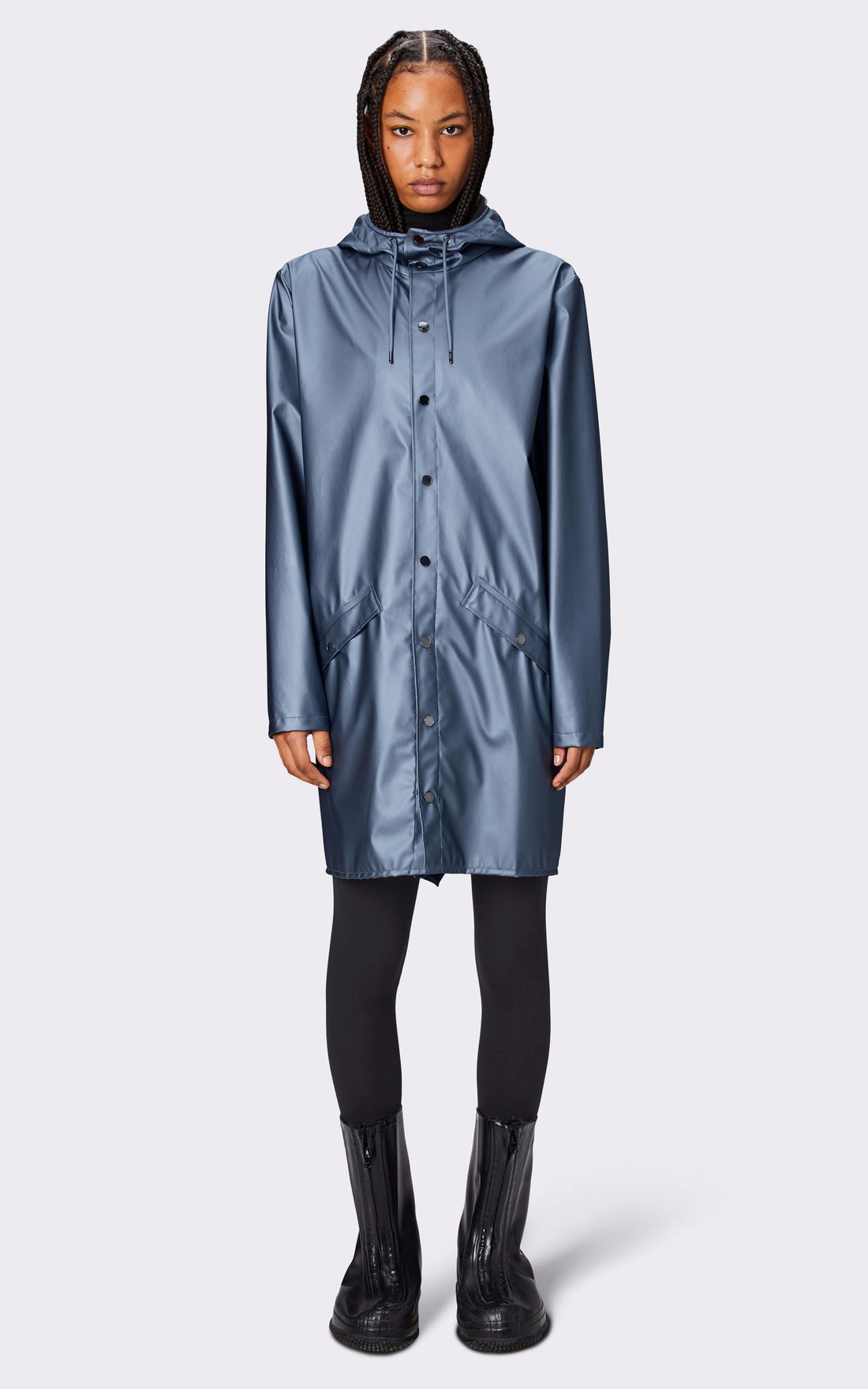A &quot;12020 JACKET&quot; Bleu Rains 3/4 Mixte opened photo