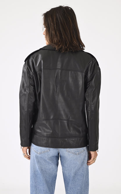 A &quot;DREW 64942&quot; Noir Oakwood Perfecto Femme back photo