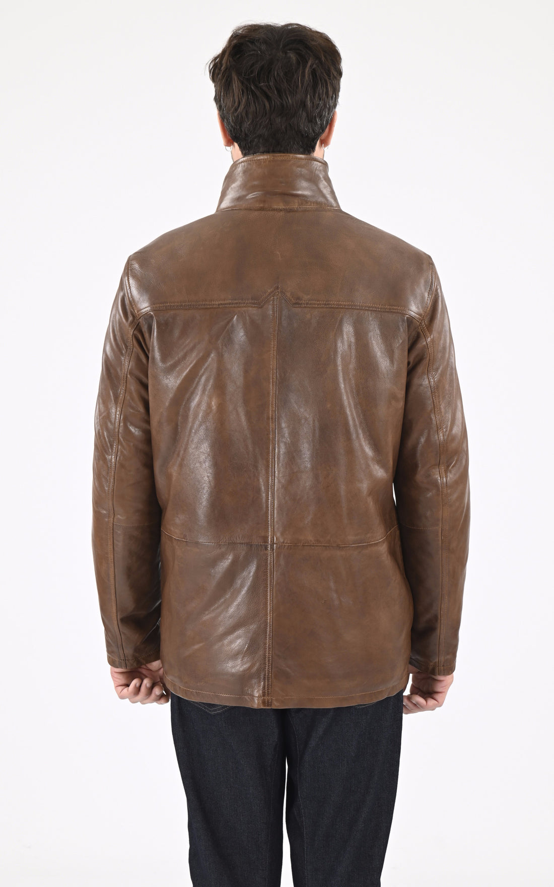 A &quot;MOOSE 102872&quot; Marron Daytona 73 3/4 Homme opened photo