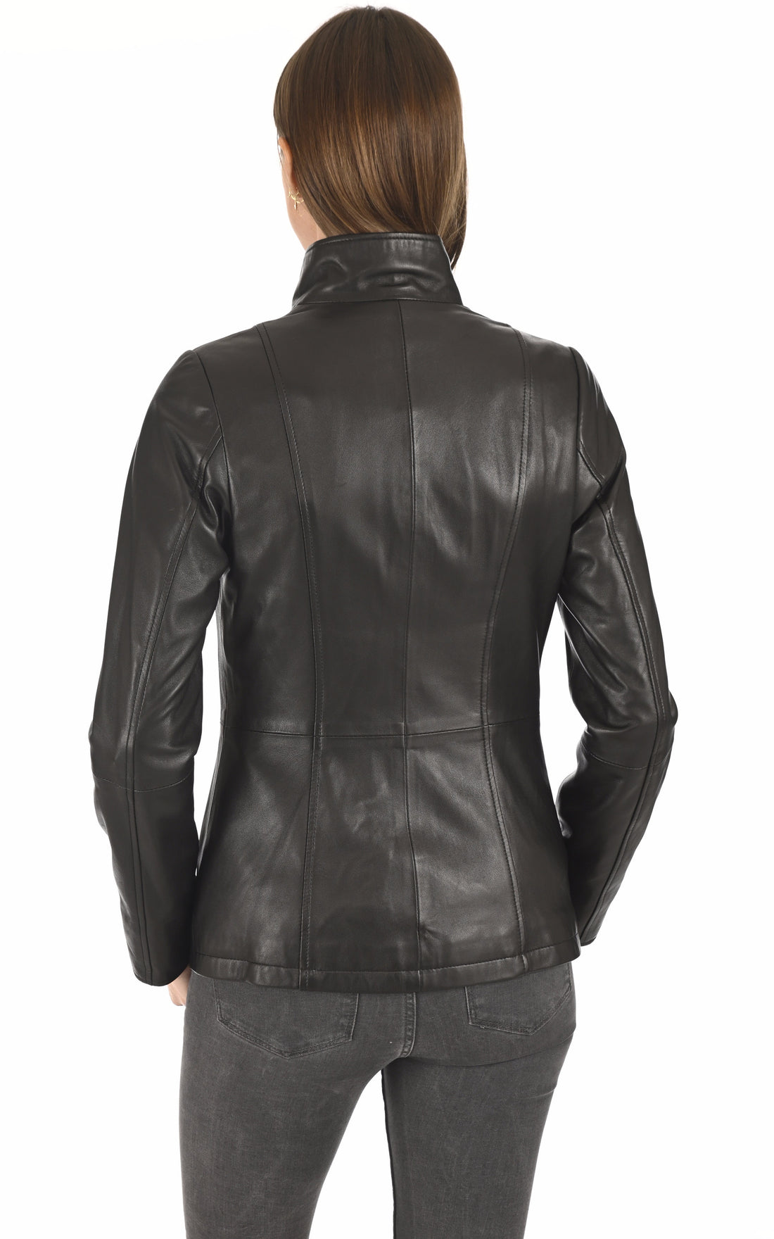 A &quot;ABZ071&quot; Noir La Canadienne Veste Femme opened photo