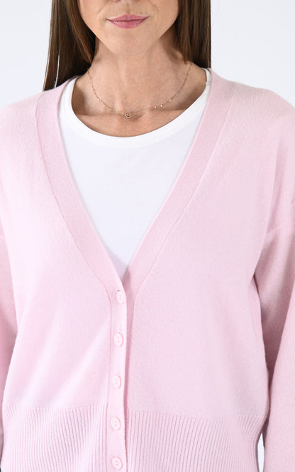 A &quot;SONORI 4401012&quot; Rose Notshy cardigan Femme details photo