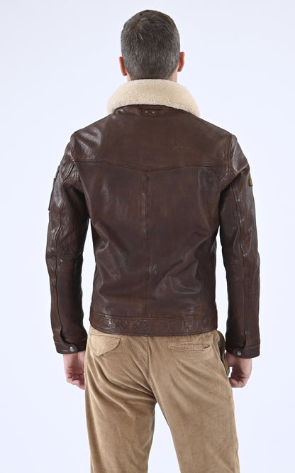 A &quot;WATERFORD 103096&quot; Cognac Daytona 73 Blouson Homme back photo