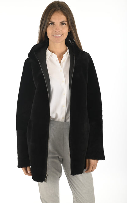 A &quot;B1053K 75CM&quot; Noir La Canadienne 3/4 Femme closed photo