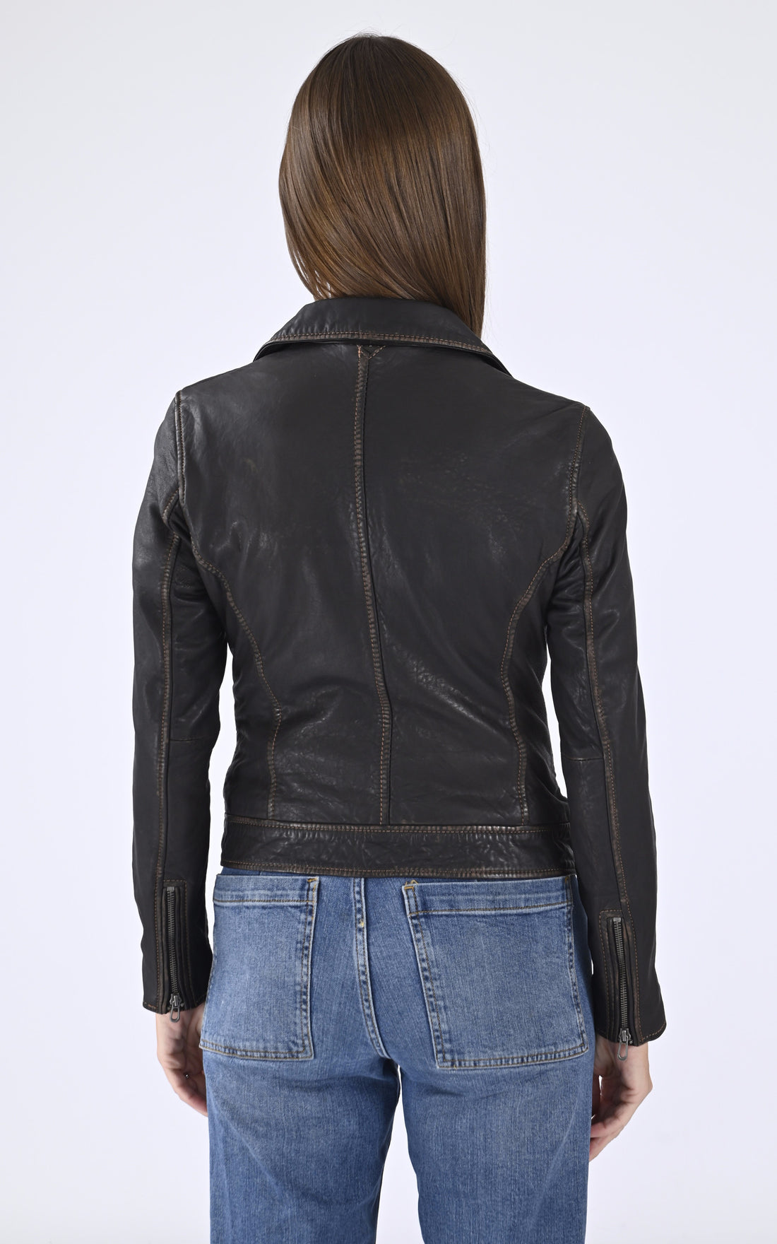 A &quot;LOUANE101968&quot; Marron Rose Garden Blouson Femme opened photo