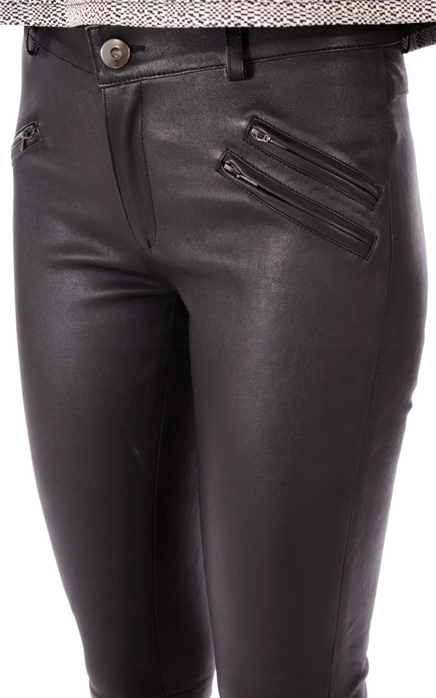A &quot;DINA 100888&quot; Noir Rose Garden Pantalon Femme details photo 4