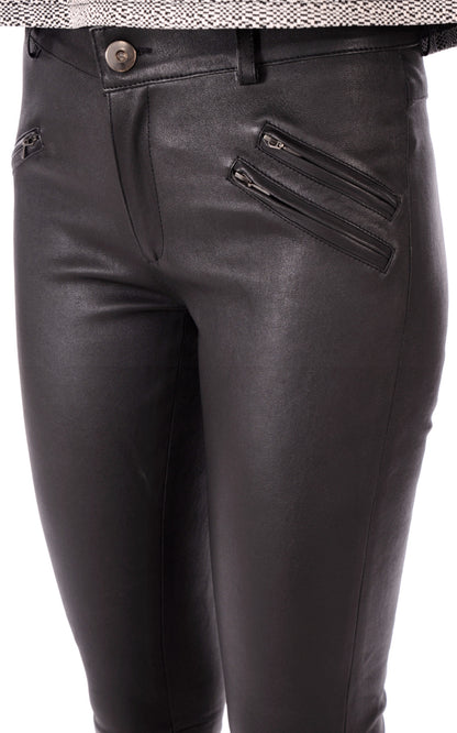 A &quot;DINA 100888&quot; Noir Rose Garden Pantalon Femme details photo
