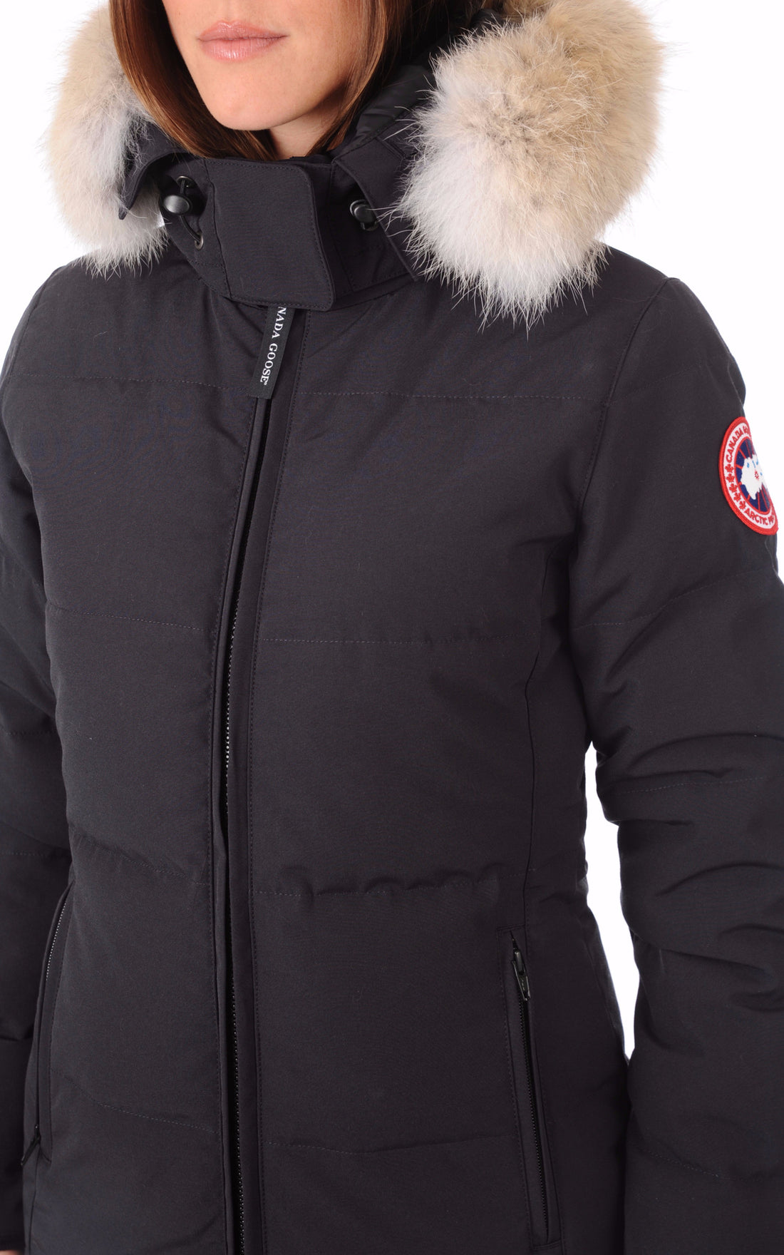 A &quot;CHELSEA 3804L&quot; Marine Canada Goose 3/4 Doudoune Femme opened photo