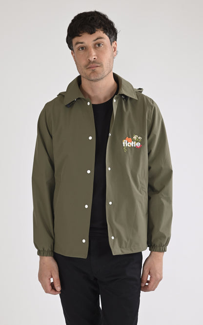 A &quot;PLAISANCE 25004&quot; Kaki Flotte Veste Mixte opened photo