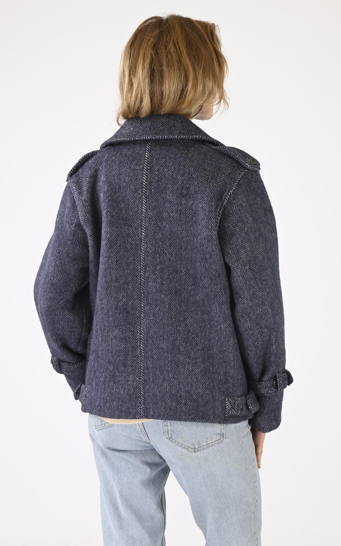 A &quot;NEBLINA 64994&quot; Bleu Oakwood Veste Femme closed photo