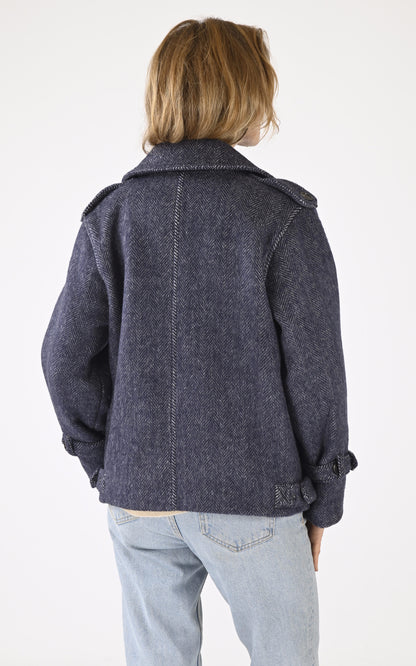 A &quot;NEBLINA 64994&quot; Bleu Oakwood Veste Femme back photo