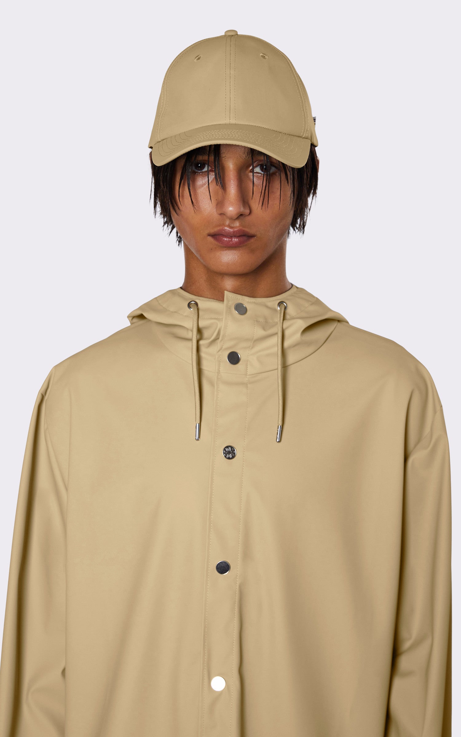 A &quot;13600 CASQUETTE&quot; Beige Rains Casquette Mixte details photo 5
