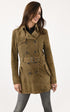 A "MORAINE VEL" Taupe Possery 3/4 Femme closed photo