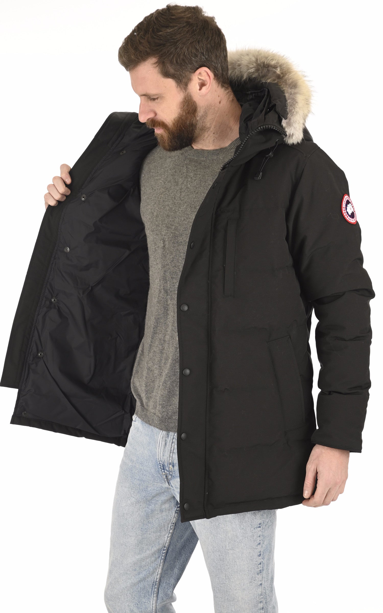 A &quot;CARSON 3805M&quot; Noir Canada Goose Bl Doudoune Homme interior photo