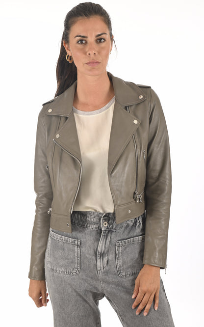 A &quot;YOKO&quot; Taupe Oakwood Perfecto Femme opened photo