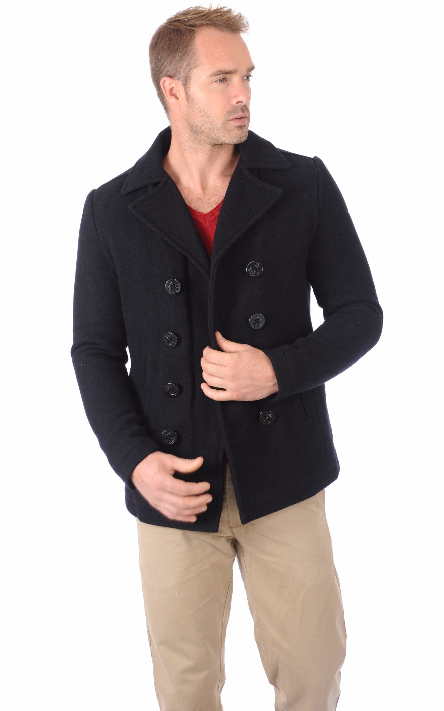 A &quot;CYCLONE2&quot; Marine Schott Veste Homme opened photo 2