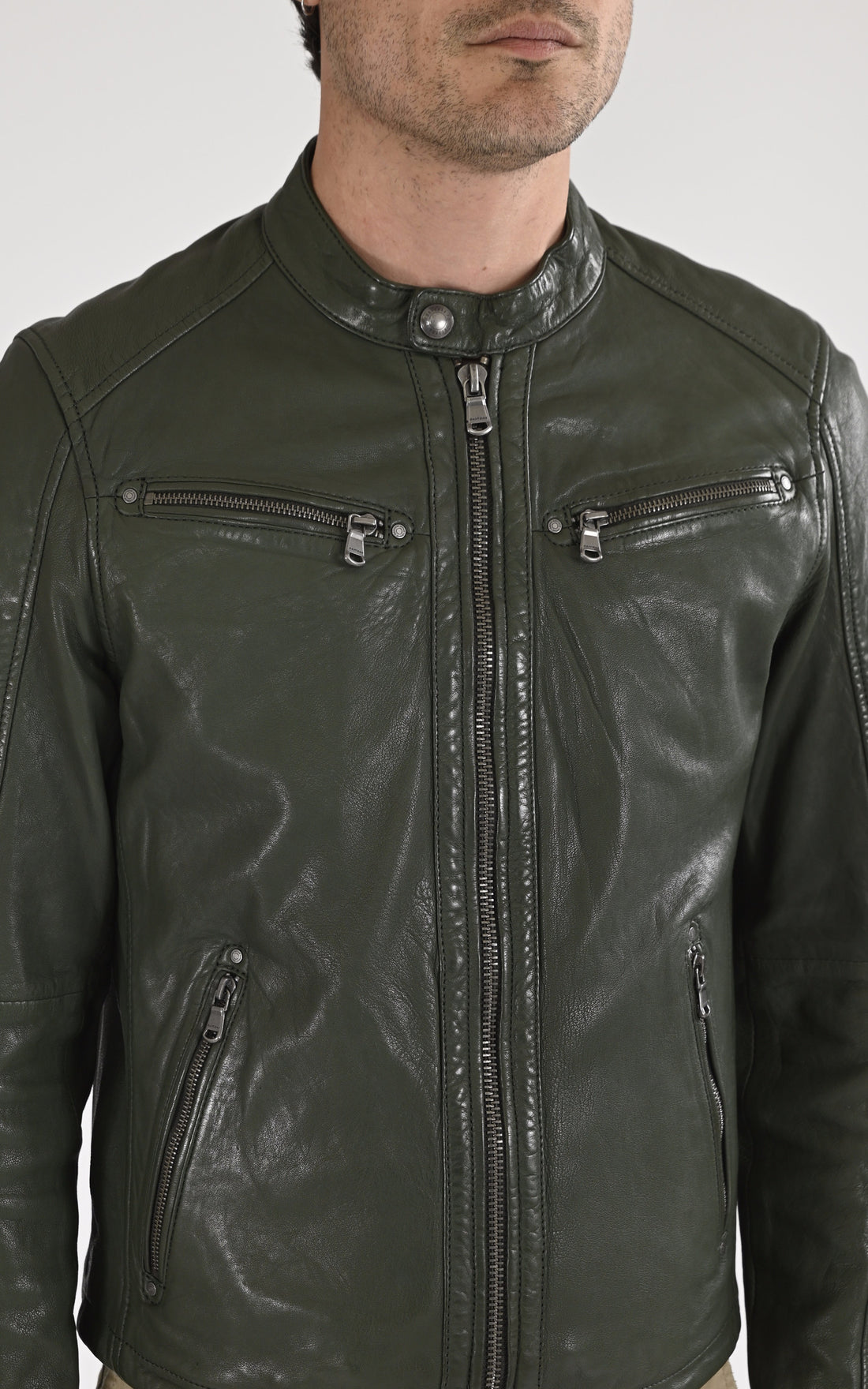 A &quot;GAFINO 101843&quot; Vert Daytona 73 Blouson Homme opened photo