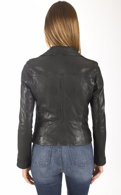 A &quot;CLIPS 6 64095&quot; Noir Oakwood Perfecto Femme back photo