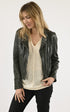 A "OLYMPE 101964" Kaki Rose Garden Blouson Femme opened photo