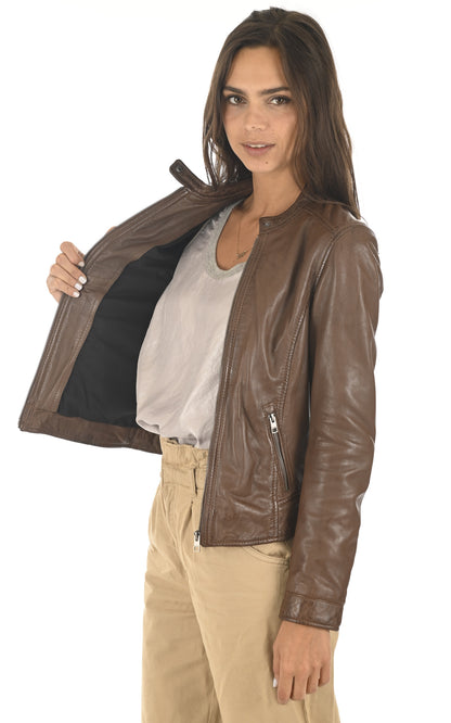 A &quot;KARINE 64062&quot; Marron Oakwood Blouson Femme interior photo