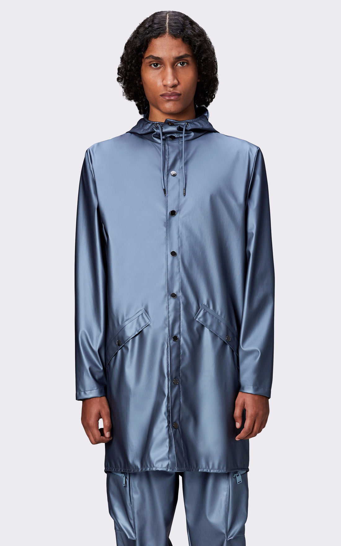 A &quot;12020 JACKET&quot; Bleu Rains 3/4 Mixte opened photo