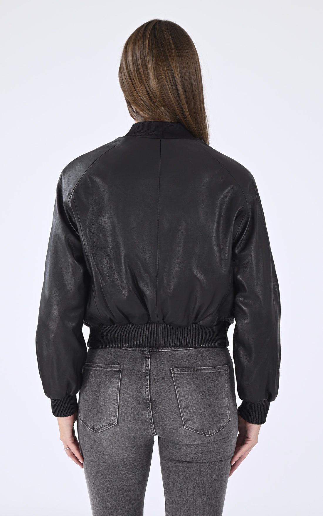 A &quot;GAIA&quot; Noir Serge Pariente Blouson Femme opened photo